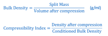 Bulk Density Equation