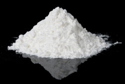 Pile of white powder