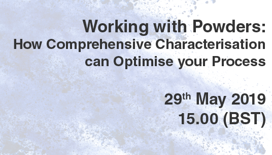 Working with Powders Webinar