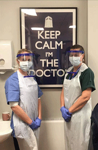 Two Female Nurses Wearing PPE