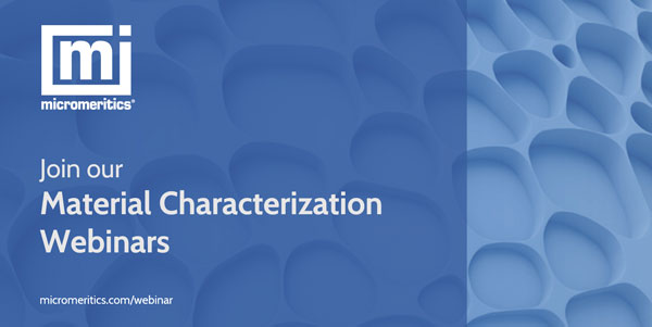 Material characterization webinar series